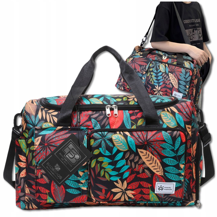 Torba PODRÓŻNA Do Samolotu BAGAŻ Podręczny Kabinowy Sportowa Pojemna
