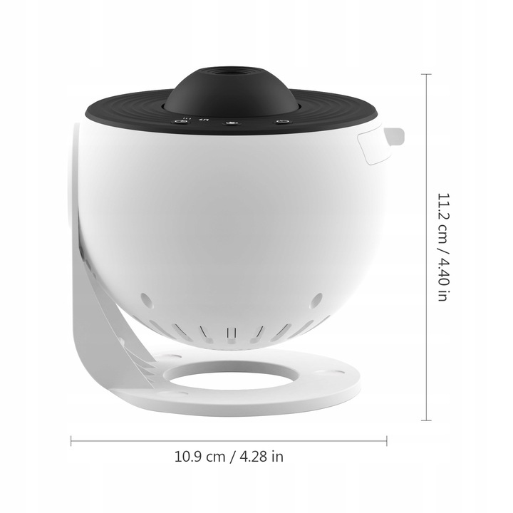 PROJEKTOR GWIAZD PLANETARIUM OBROTOWY LAMPA LED NOCNA USB + 12
