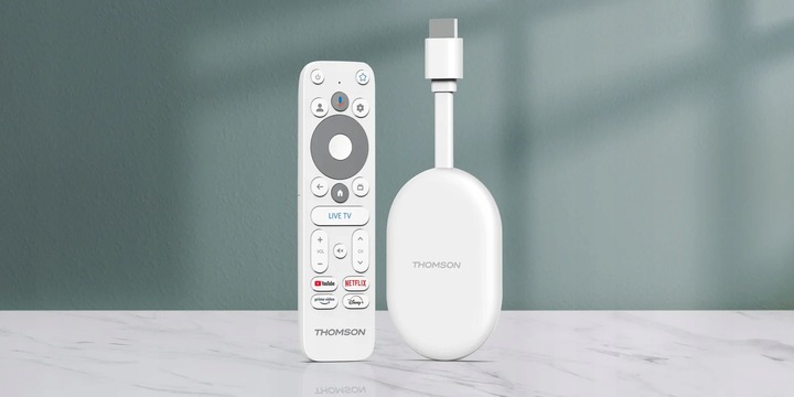 TV Stick THOMSON Cast 150 SMART TV 4K Google TV ANDROID Box Chromecast