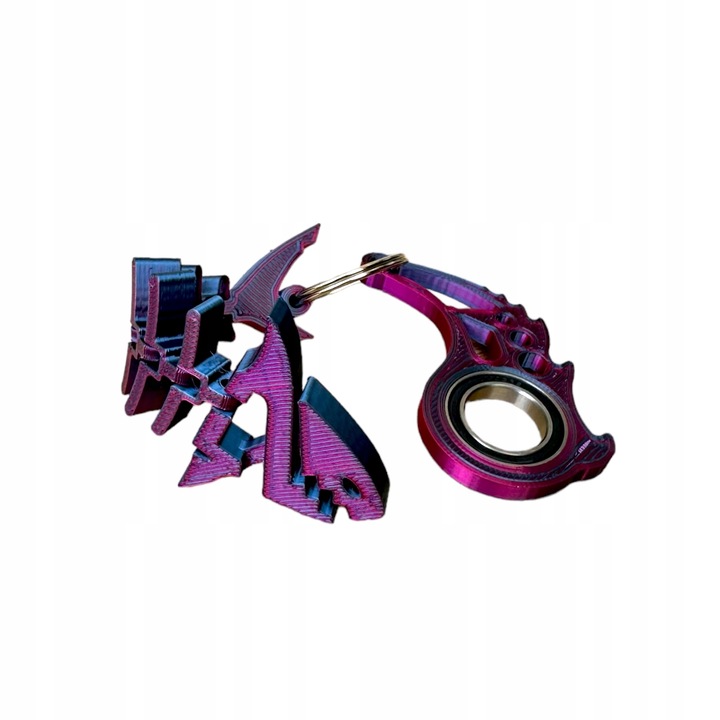 KEYSPINNER Keyrambit Rekin ZESTAW Brelok BRELOCZEK do kluczy Midnight