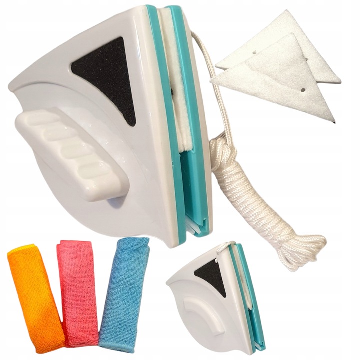 MYJKA DO MYCIA OKIEN MAGNETYCZNA 5-12MM DWUSTRONNA ZESTAW