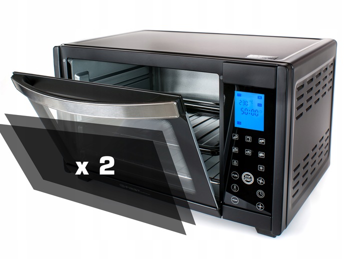 Piekarnik First Austria 45L LED Dotykowy 2000W z Rożnem i Grillem