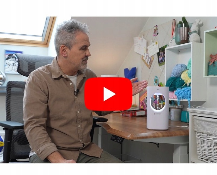 NAWILŻACZ powietrza LAMPKA NOCNA mgiełka ANTYGRAWITACYJNY