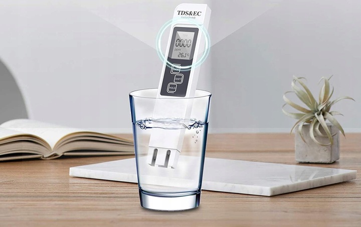 MIERNIK TESTER JAKOŚCI WODY TEST TWARDOŚCI OSMOZY