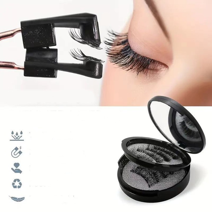 Rzęsy magnetyczne 3D Natural Look Dual Magnetic Lashes Kit z aplikatorem