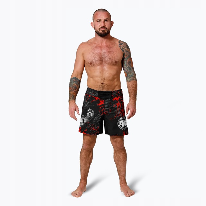 Spodenki treningowe Pitbull Grappling Blood Dog II black M