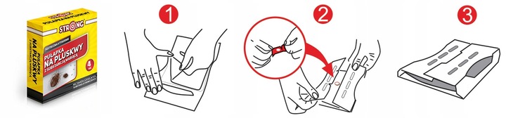 SKUTECZNA PUŁAPKA NA PLUSKWY MOCNY LEP NA PLUSKWY Z WABIKIEM STRONG