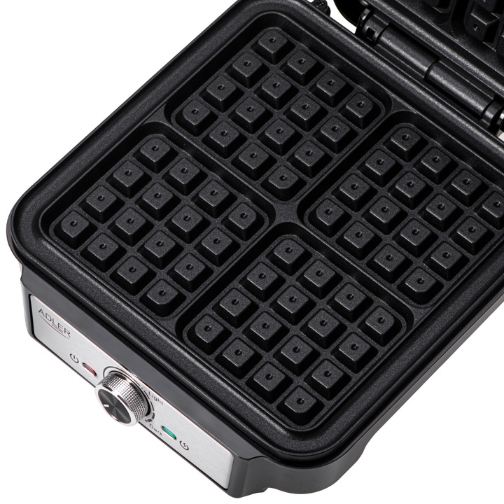 GOFROWNICA ADLER 1800W CHRUPIĄCE GOFRY SOLIDNIE WYKONANA NAJNOWSZY