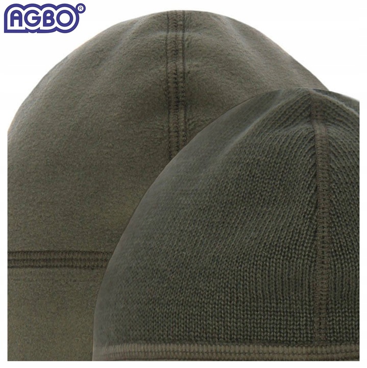 CZAPKA ZIMOWA WOJSKOWA WP WZ.420Z-MON Wełna MERINO Dwustronna Olive