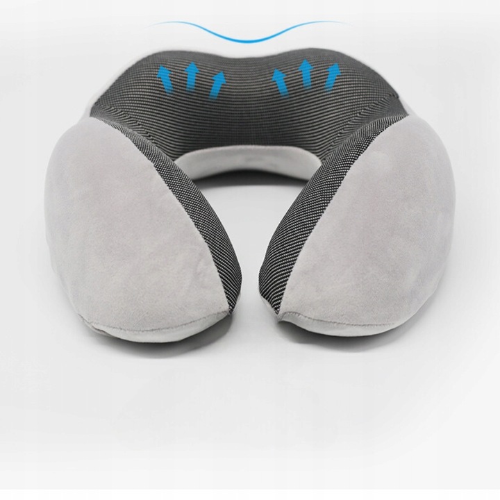 Poduszka podróżna ortopedyczna do spania rogal zagłówek turystyczna memory