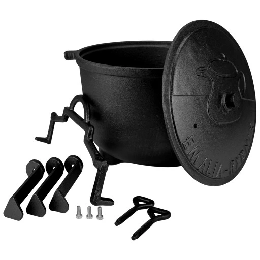 KOCIOŁEK ŻELIWNY Myśliwski 10L Garnek na ognisko