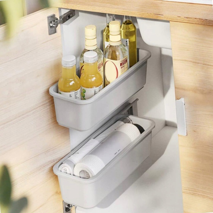 Organizer pod zlew do Szafki kuchennej Pojemnik Wysuwany prowadnica