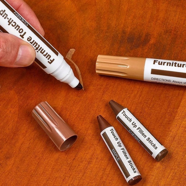 ZESTAW PISAKI DO MEBLI MARKERY NAPRAWCZE WOSK