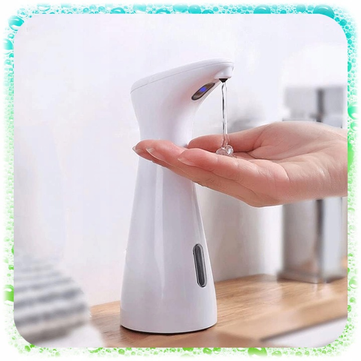 DOZOWNIK DO MYDŁA PŁYNU Czujnik AUTOMATYCZNY Bezdotykowy DYSPENSER 200 ml