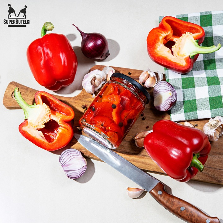 10x SŁOIKI SZKLANE Z ZAKRĘTKAMI 540 ML NA GRZYBY NA PRZETWORY DŻEM +