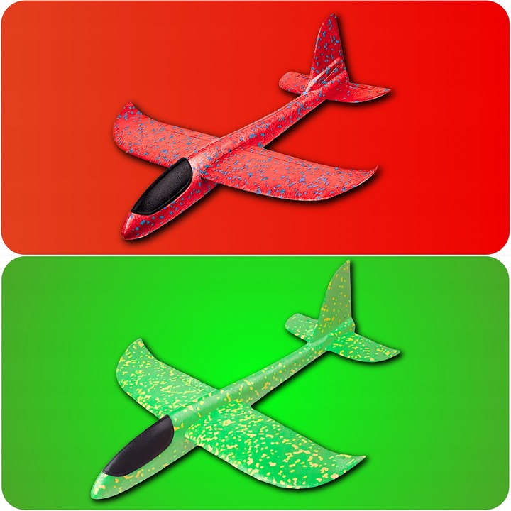 12X SAMOLOT STYROPIANOWY SZYBOWIEC RZUTKA SAMOLOTY ZE STYROPIANU DLA DZIECI