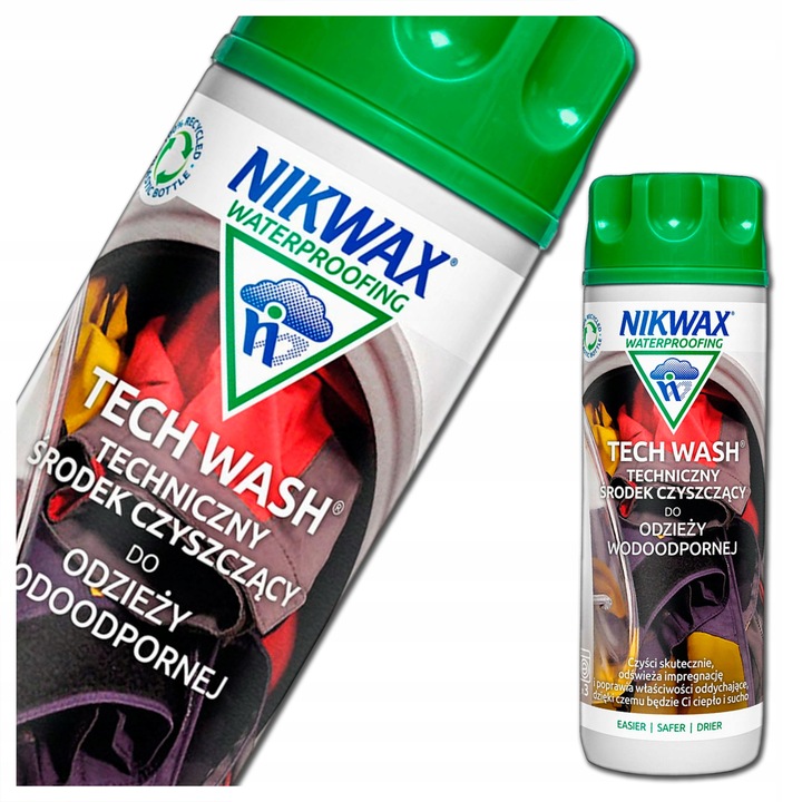 ZESTAW NIKWAX TECH WASH + IMPREGNAT SOFTSHELL PROOF DO PRANIA KURTEK