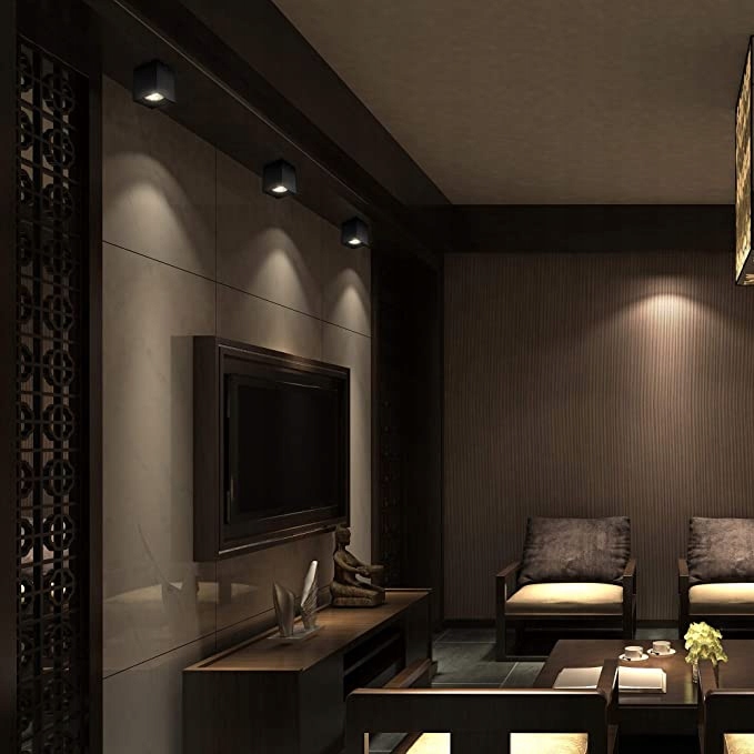 HALOGEN SUFITOWY OPRAWA NATYNKOWA LED RUCHOMA GU10