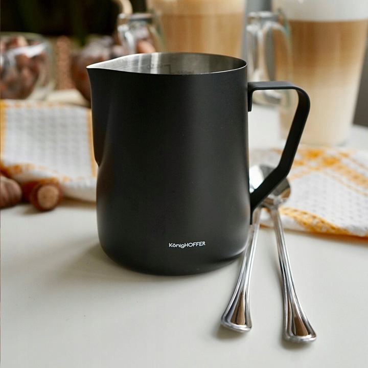 Dzbanek DO SPIENIANIA MLEKA metalowy MLECZNIK 0,6l