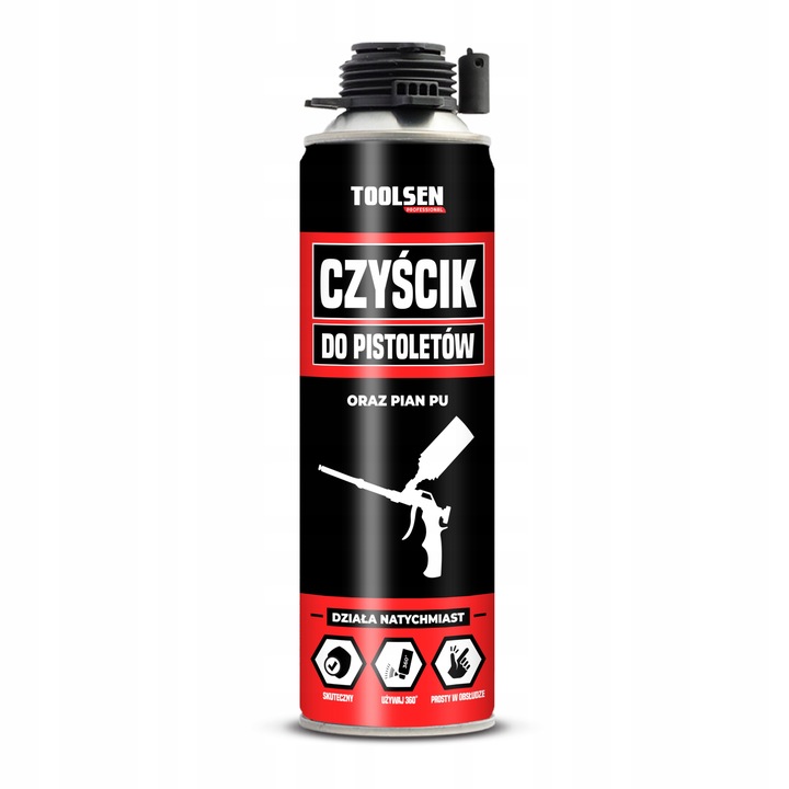 ZESTAW Piano KLEJ DO STYROPIANU EPS XPS Piana + PISTOLET + CZYŚCIK