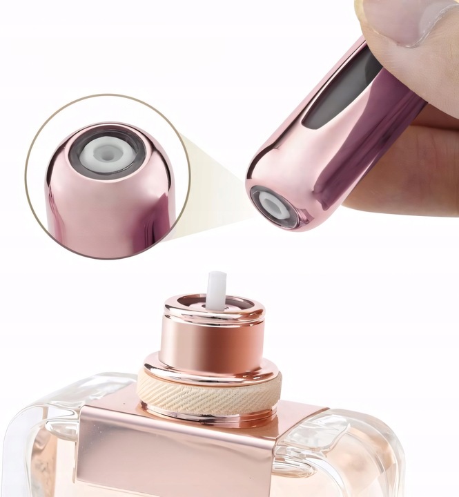 4x Atomizer do Perfum Podróżny 5ml Butelka na Perfumy Fiolka z Rozpylaczem