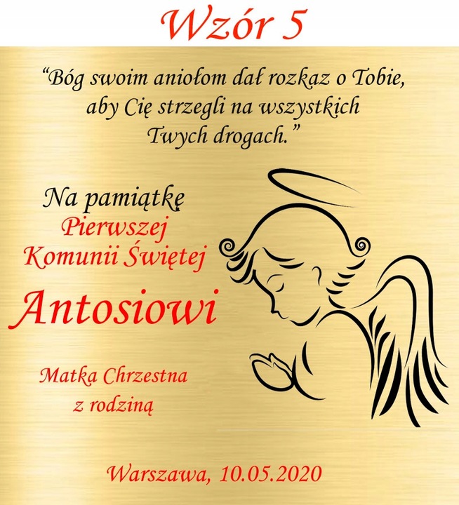 PUDEŁKO PREZENT GRAWER PAMIĄTKA PIERWSZEJ KOMUNII