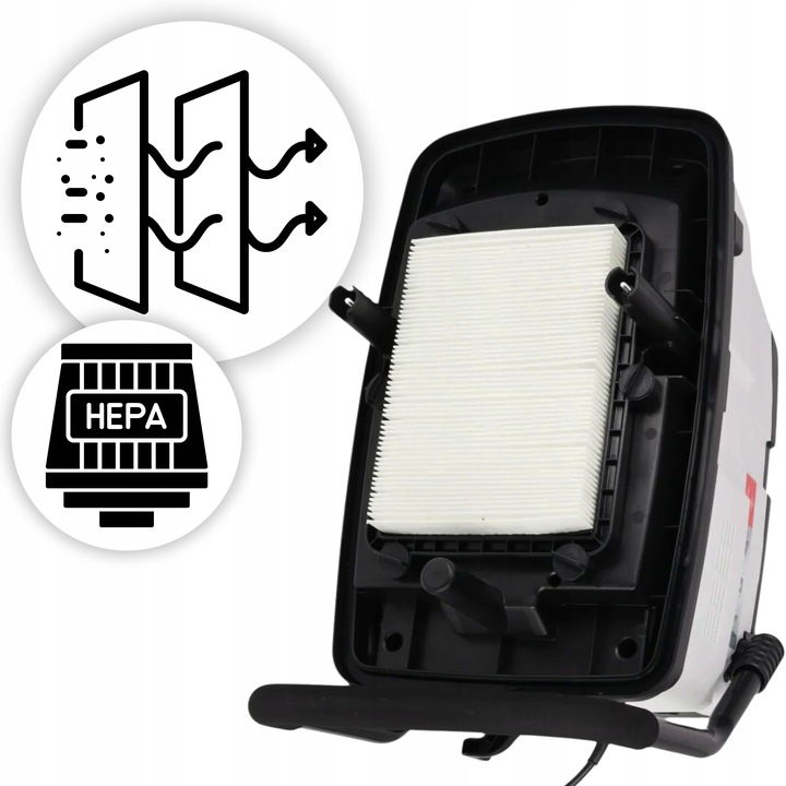 ODKURZACZ PRZEMYSŁOWY BEZWORKOWY Z AUTOMATYCZNYM OTRZĄSACZEM MOCNY