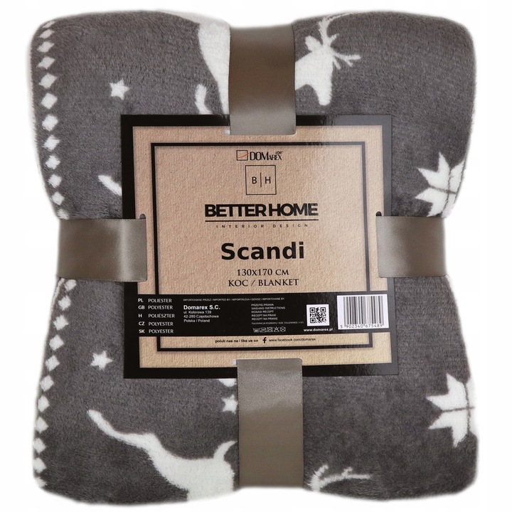 MIĘKKI KOC ŚWIĄTECZNY W KRATĘ NA ŁÓŻKO NARZUTA PLED MIKROFIBRA RÓŻNE WZORY