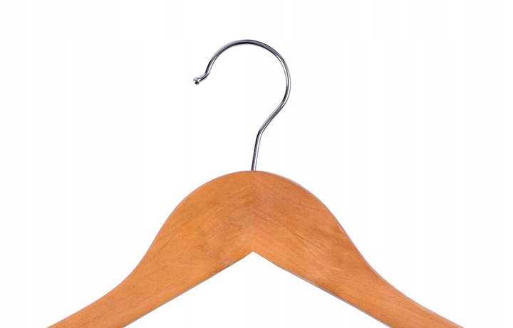 WIESZAK DREWNIANY ZESTAW 30x WIESZAKI DREWNIANE NA UBRANIA DO