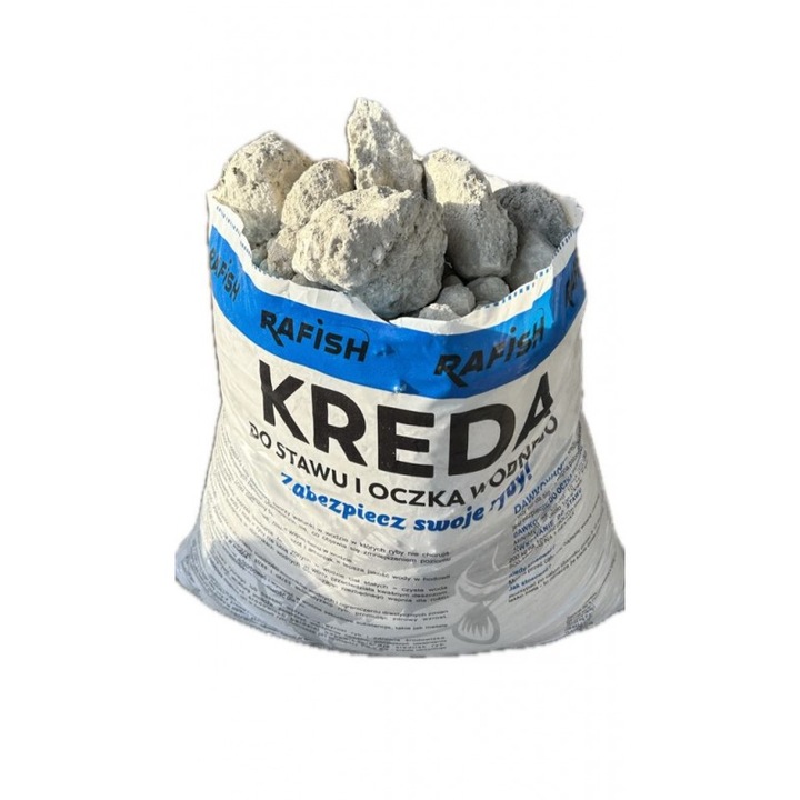 24 KG KREDA -BRYŁY- KAT II IDEALNA DO STAWU/OCZKA WODNEGO RaFish