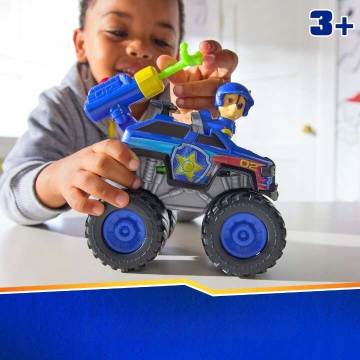 PSI PATROL RESCUE WHEELS POJAZD PIESEK CHASE + FIGURKA RADIOWÓZ POLICYJNY