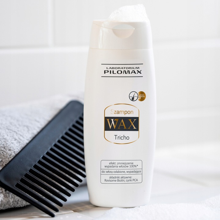 Szampon na zagęszczenie włosów Tricho przed odżywką lub maską Wax