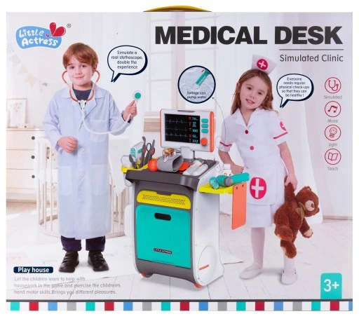 ZESTAW MAŁEGO LEKARZA STACJA MEDYCZNA PIELĘGNIARKA