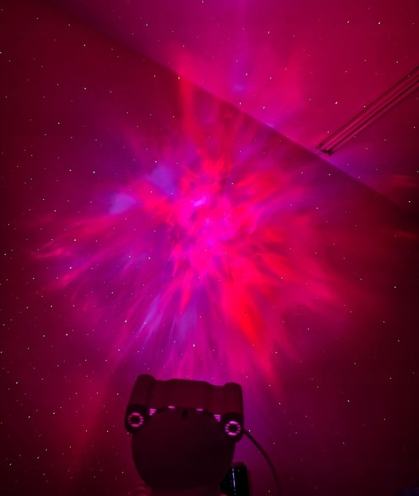 PROJEKTOR GWIAZD ASTRONAUTA RZUTNIK LED LAMPKA NOCNA DLA DZIECI