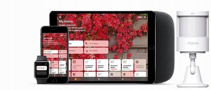 CZUJNIK RUCHU I NATĘŻENIA ŚWIATŁA ZigBee 3.0 Aqara Motion Sensor P1