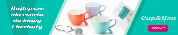 Idealny kubek porcelanowy z zaparzaczem oraz pokrywką miś i lis do naparu