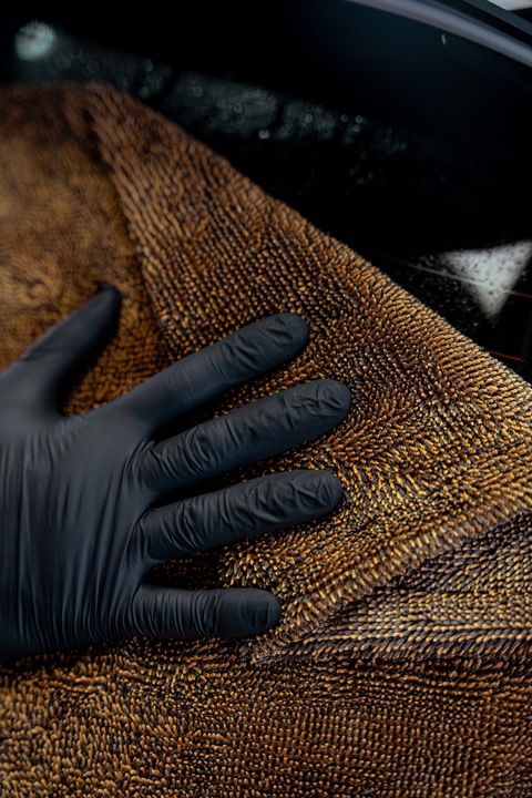 WORK STUFF Nowy KING Duży Gruby Chłonny Ręcznik Do Osuszania Lakieru Auta