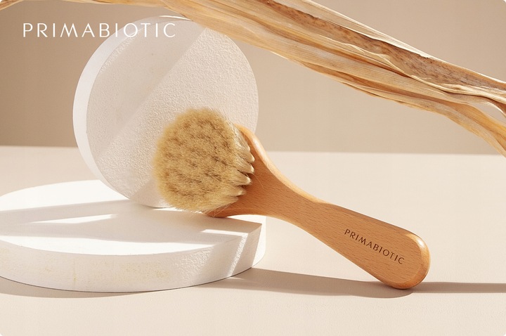 SZCZOTKA DO MASAŻU TWARZY PRIMABIOTIC + WORECZEK Idealna Do