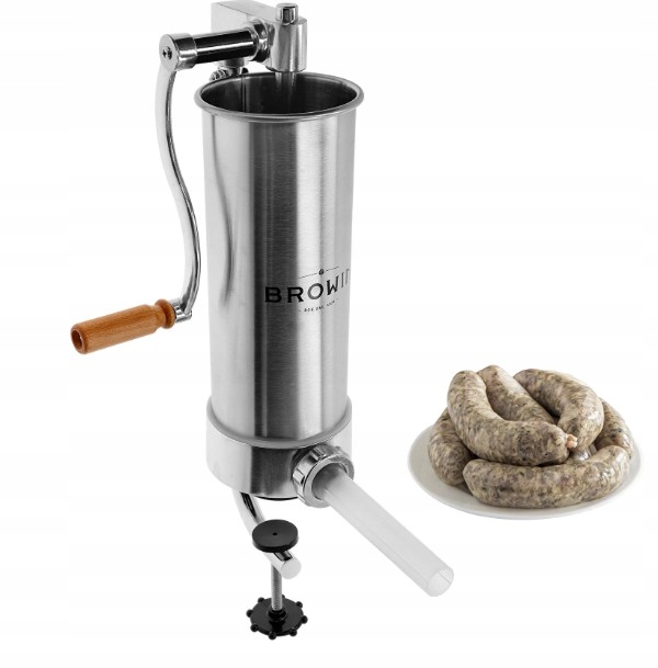 NADZIEWARKA PIONOWA DO KIEŁBASY KABANOSÓW 4 LEJKI BROWIN 311002 3KG