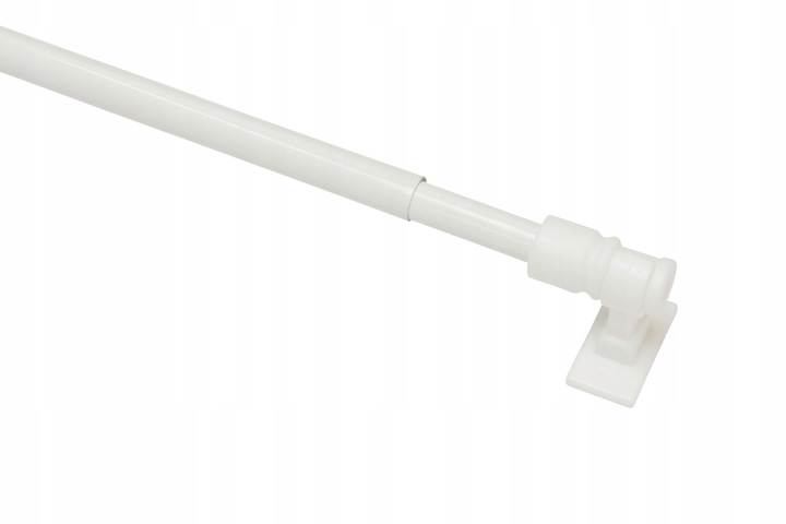 Pręt do zazdrostek biały 120-225 cm