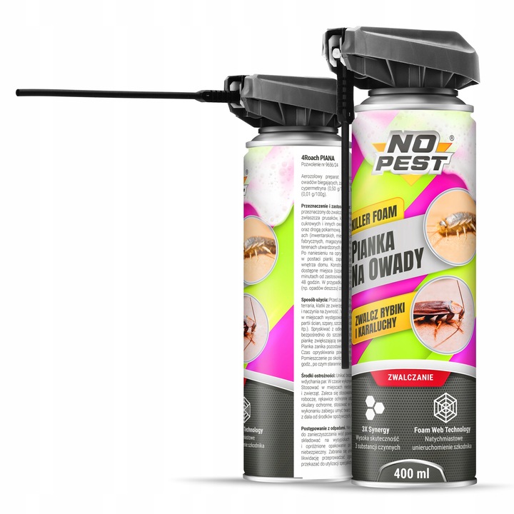 ŚRODEK PREPARAT NA MRÓWKI RYBIKI KARALUCHY PLUSKWY PIANKA NA OWADY NO