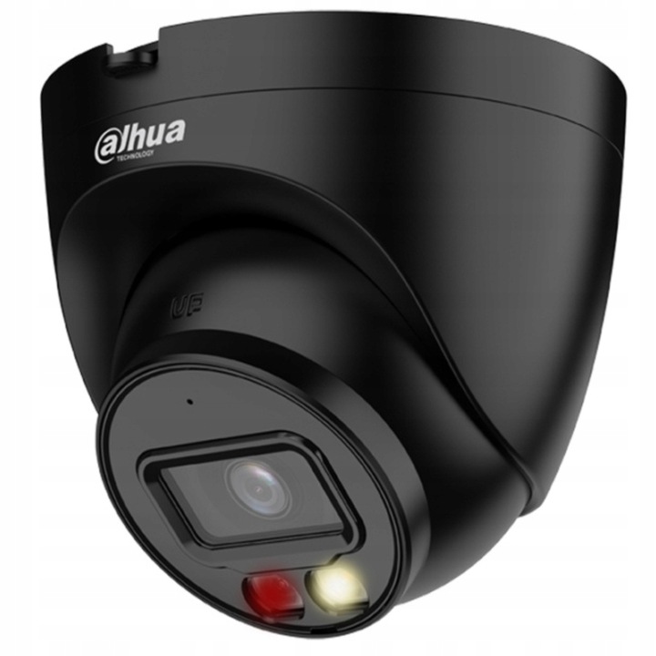 Zestaw 4 KAMER monitoring IP Smart Dual Light 4MPX TURRET czarne DAHUA
