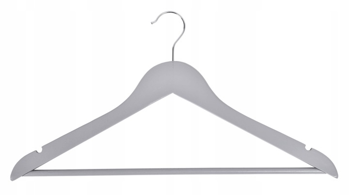 WIESZAK DREWNIANY SZARY NA UBRANIA WIESZAKI UBRANIOWE DREWNIANE 10