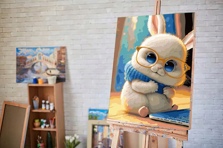 Malowanie Po Numerach Zestaw na Ramie Farby Akrylowe 40x50 cm