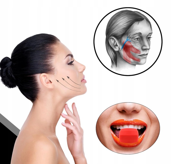 3X PRZYRZĄD DO ĆWICZEŃ ŻUCHWY I SZCZĘKI MODELOWANIE TWARZY JAWLINE