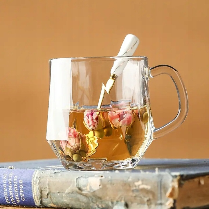 Szklanki do kawy herbaty LUXITO Maks 300ml Komplet szklanek kubków 6szt