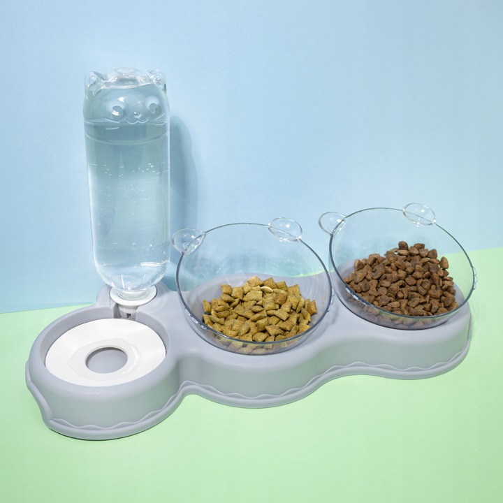 MISKI DLA KOTA ZWIERZĄT Z AUTOMATYCZNYM DOZOWNIKIEM PODAJNIKIEM WODY