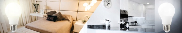 Zestaw 6x Żarówka LED E27 A60 10W=75W 1055lm Energooszczędna Brak Migotania