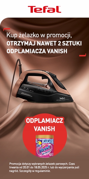 Żelazko parowe Tefal Ultimate PURE FV9865 3000 W mocne 250g/min Anti-Drip