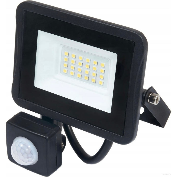 HALOGEN NAŚWIETLACZ LED 20W SLIM CZUJNIK RUCHU